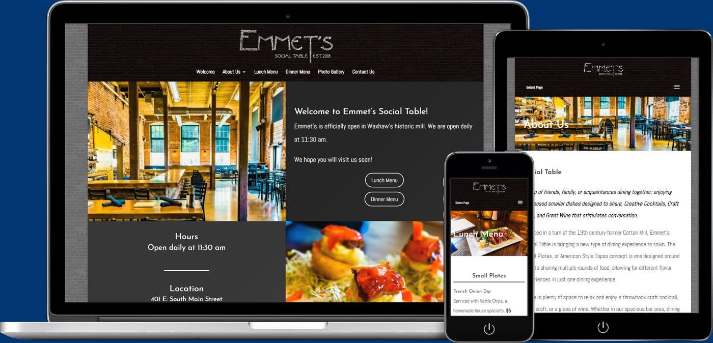 Emmet's Social Table Restaurant in Waxhaw, NC